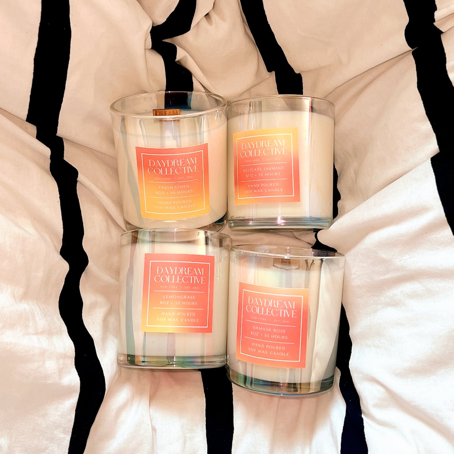 DELICATE JASMINE 8OZ CANDLE