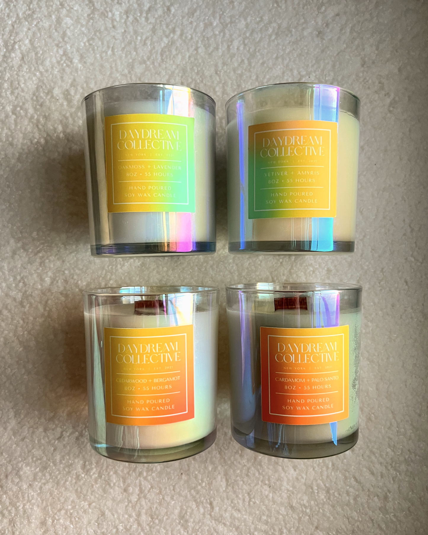 VETIVER + AMYRIS 8OZ CANDLE