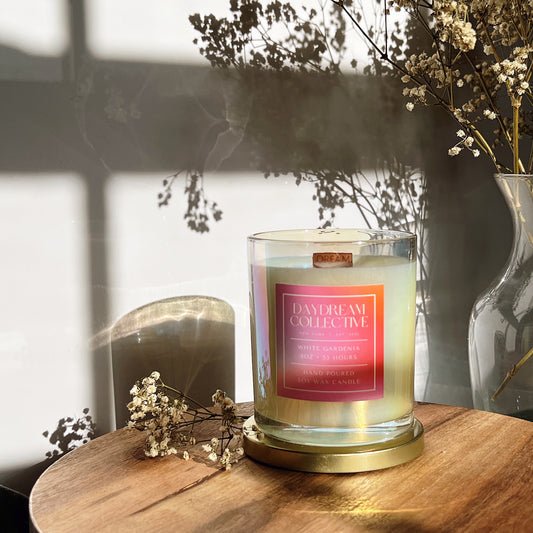 WHITE GARDENIA 8OZ CANDLE