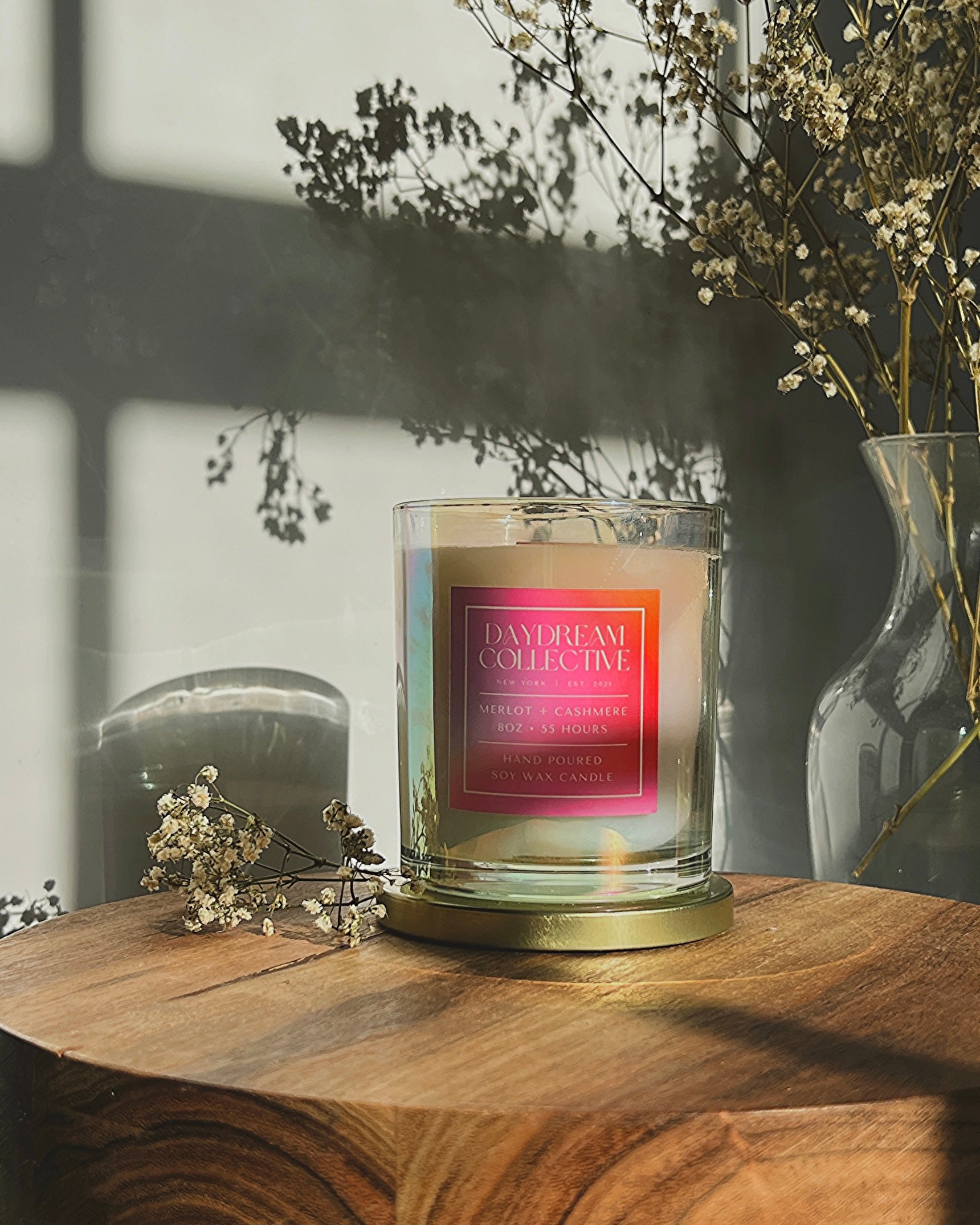 MERLOT + CASHMERE 8OZ CANDLE – Daydream Collective