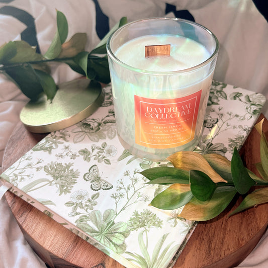 FRESH LINEN 8OZ CANDLE