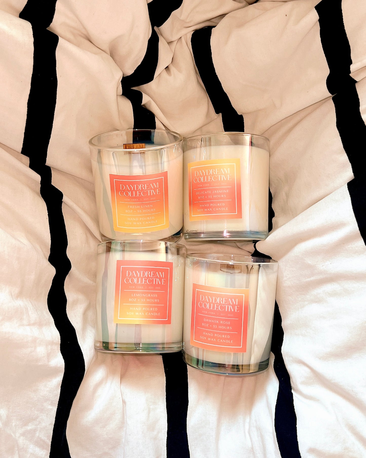 DELICATE JASMINE 8OZ CANDLE