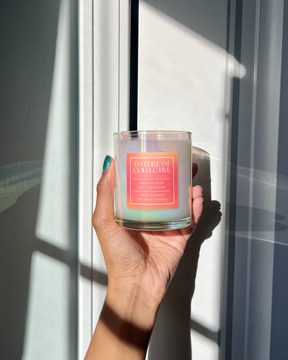 DAMASK ROSE 8OZ CANDLE