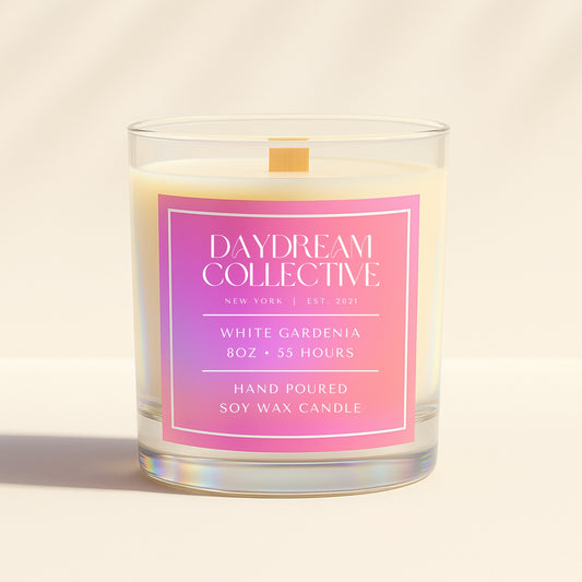 WHITE GARDENIA 8OZ CANDLE