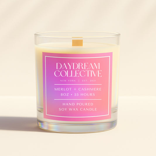 MERLOT + CASHMERE 8OZ CANDLE