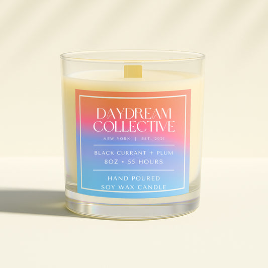 BLACK CURRANT + PLUM 8OZ CANDLE
