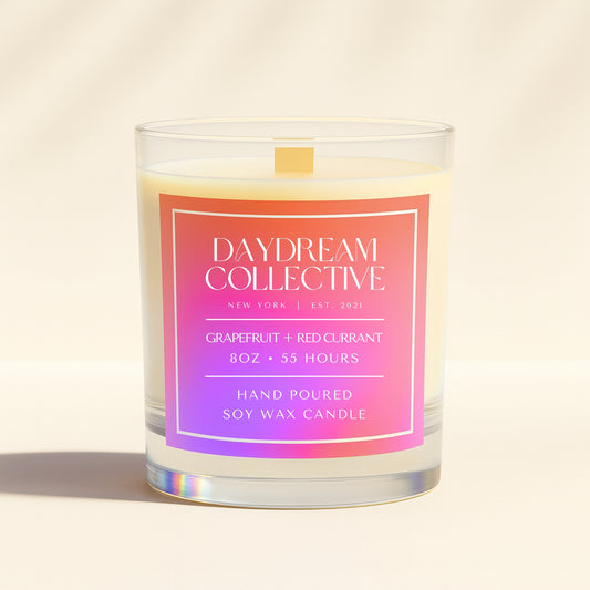 GRAPEFRUIT + RED CURRANT 8OZ CANDLE