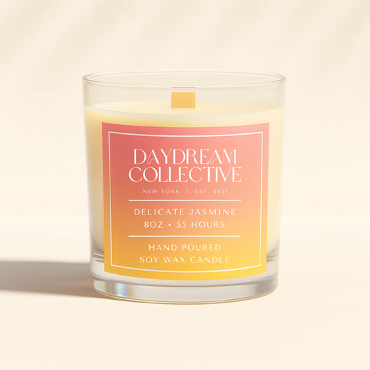 DELICATE JASMINE 8OZ CANDLE