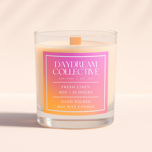 FRESH LINEN 8OZ CANDLE