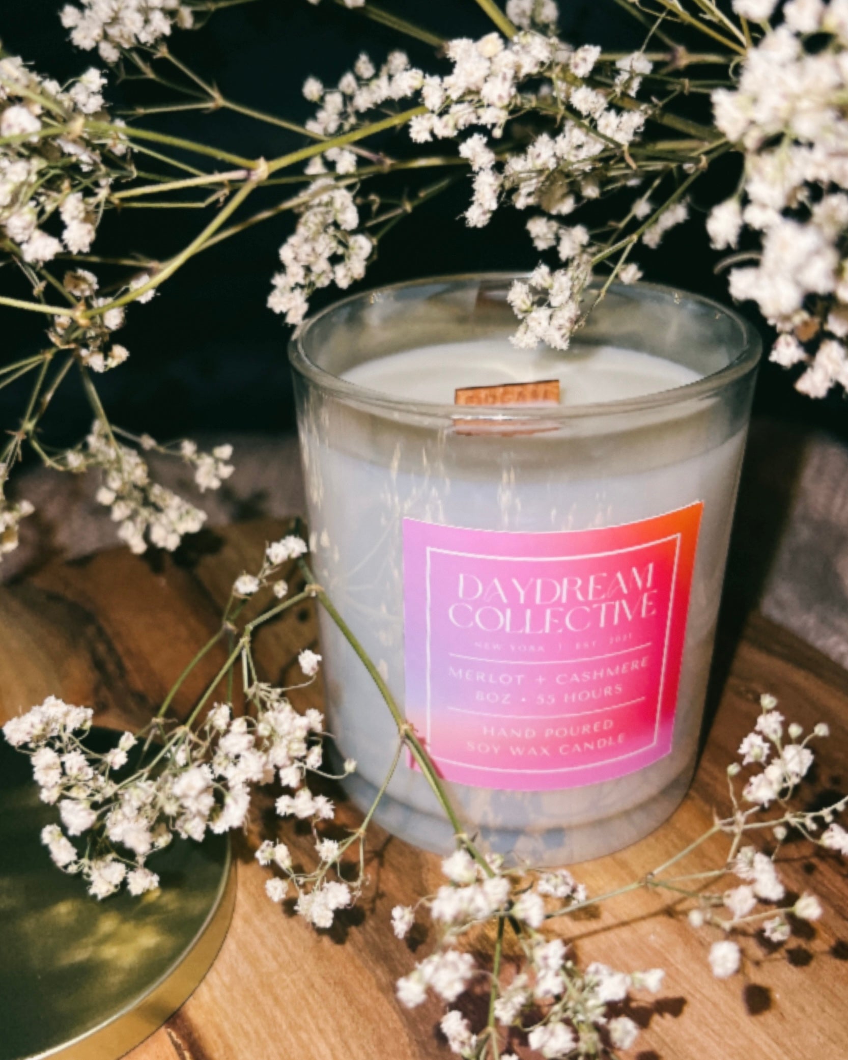 MERLOT + CASHMERE 8OZ CANDLE – Daydream Collective