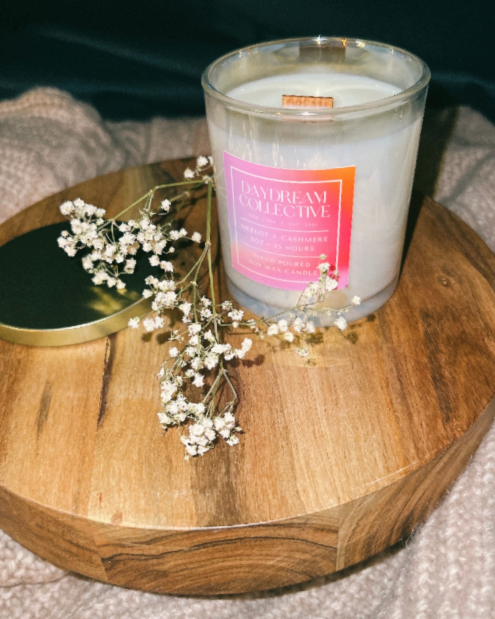 MERLOT + CASHMERE 8OZ CANDLE – Daydream Collective