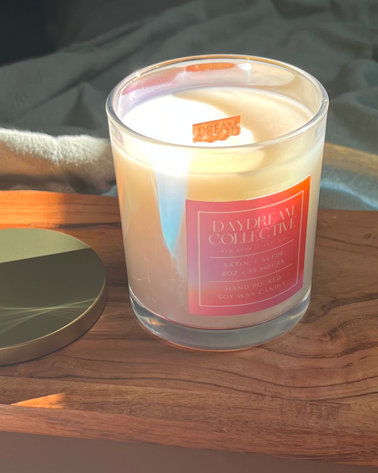 SATIN + SUEDE 8OZ CANDLE