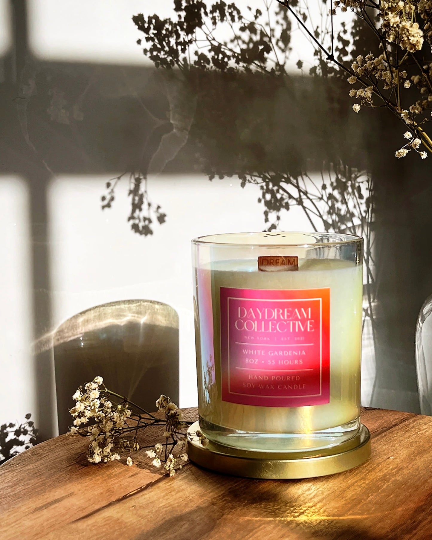 WHITE GARDENIA 8OZ CANDLE